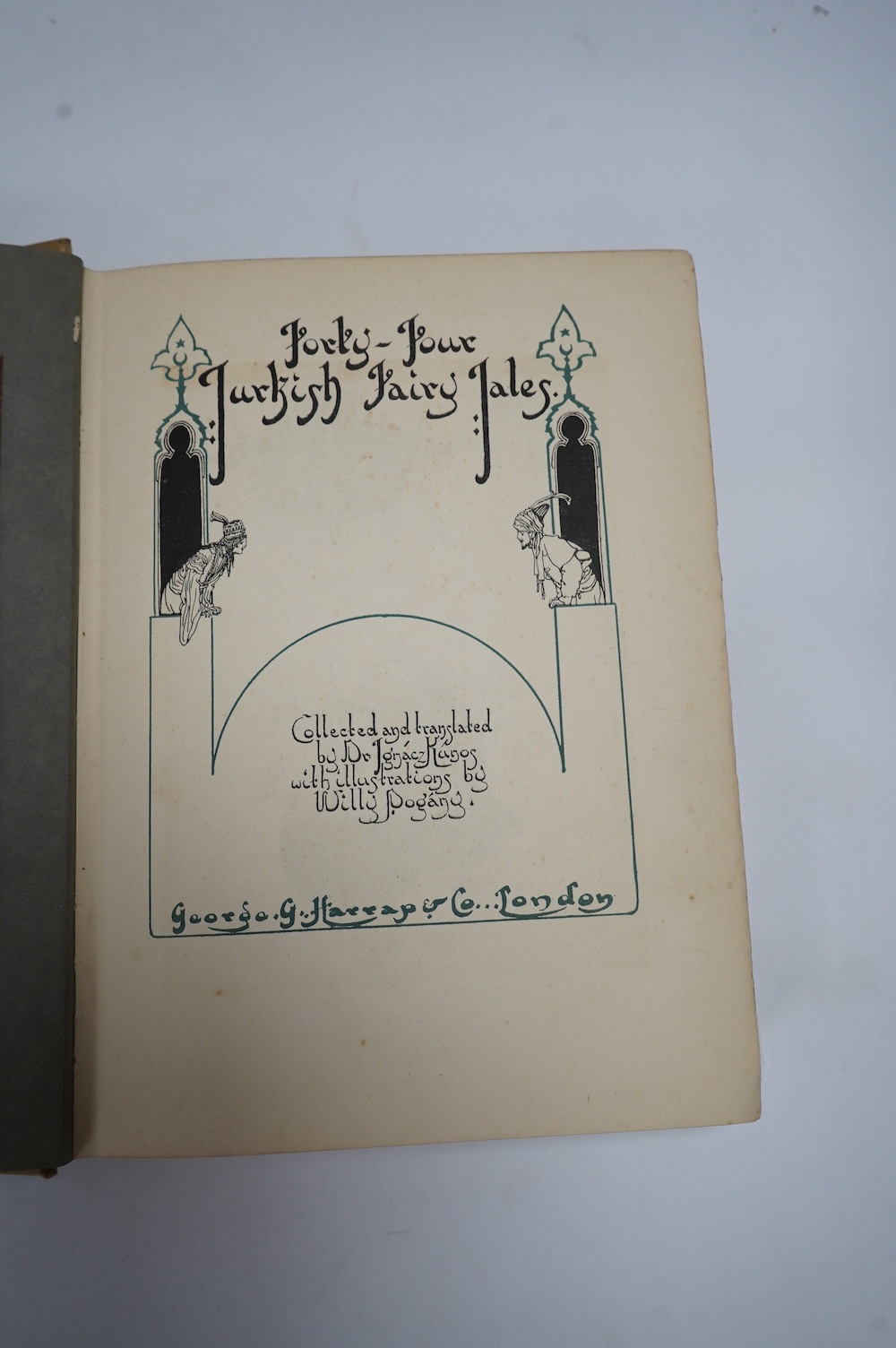 Colour plate books - 9 works - Kúnos, Ignácz (editor) - Forty-Four Turkish Fairy Tales, illustrated by Willy Pogany, with 16 tipped-in colour plates, [1913] and Bates, H.E - Down the River, illustrated by Agnes Miller Pa